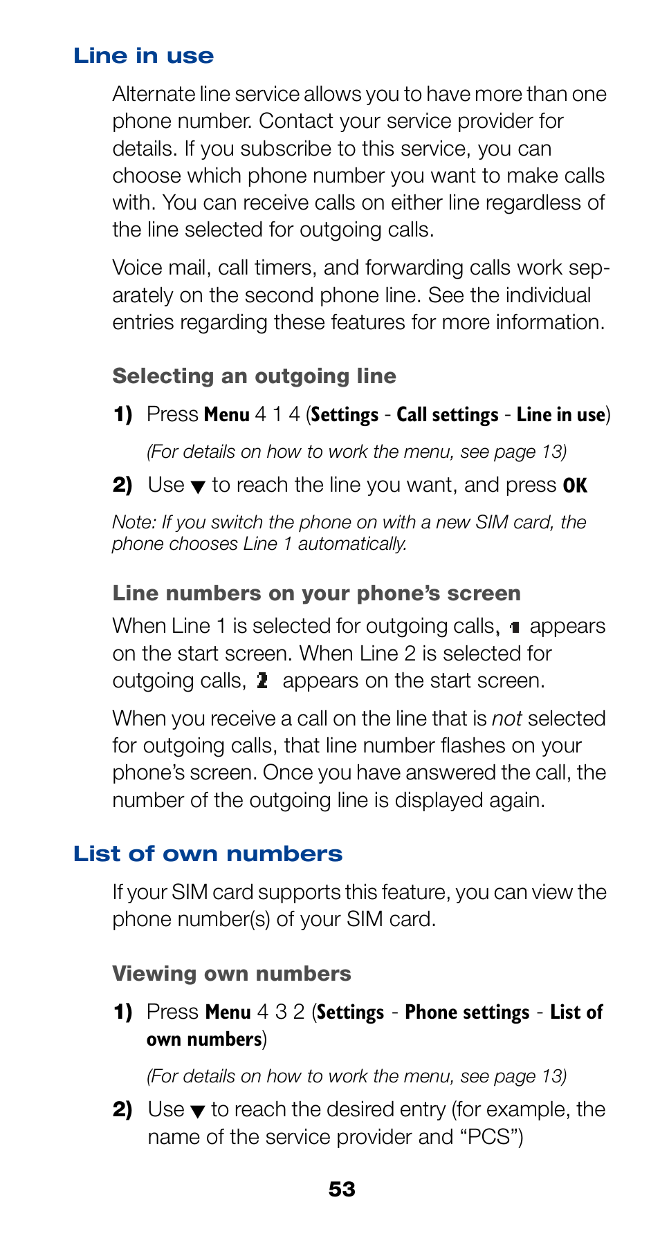 Nokia 6190 User Manual | Page 55 / 112