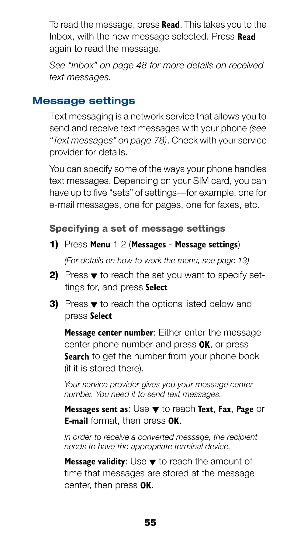 Nokia 6190 User Manual | Page 57 / 112