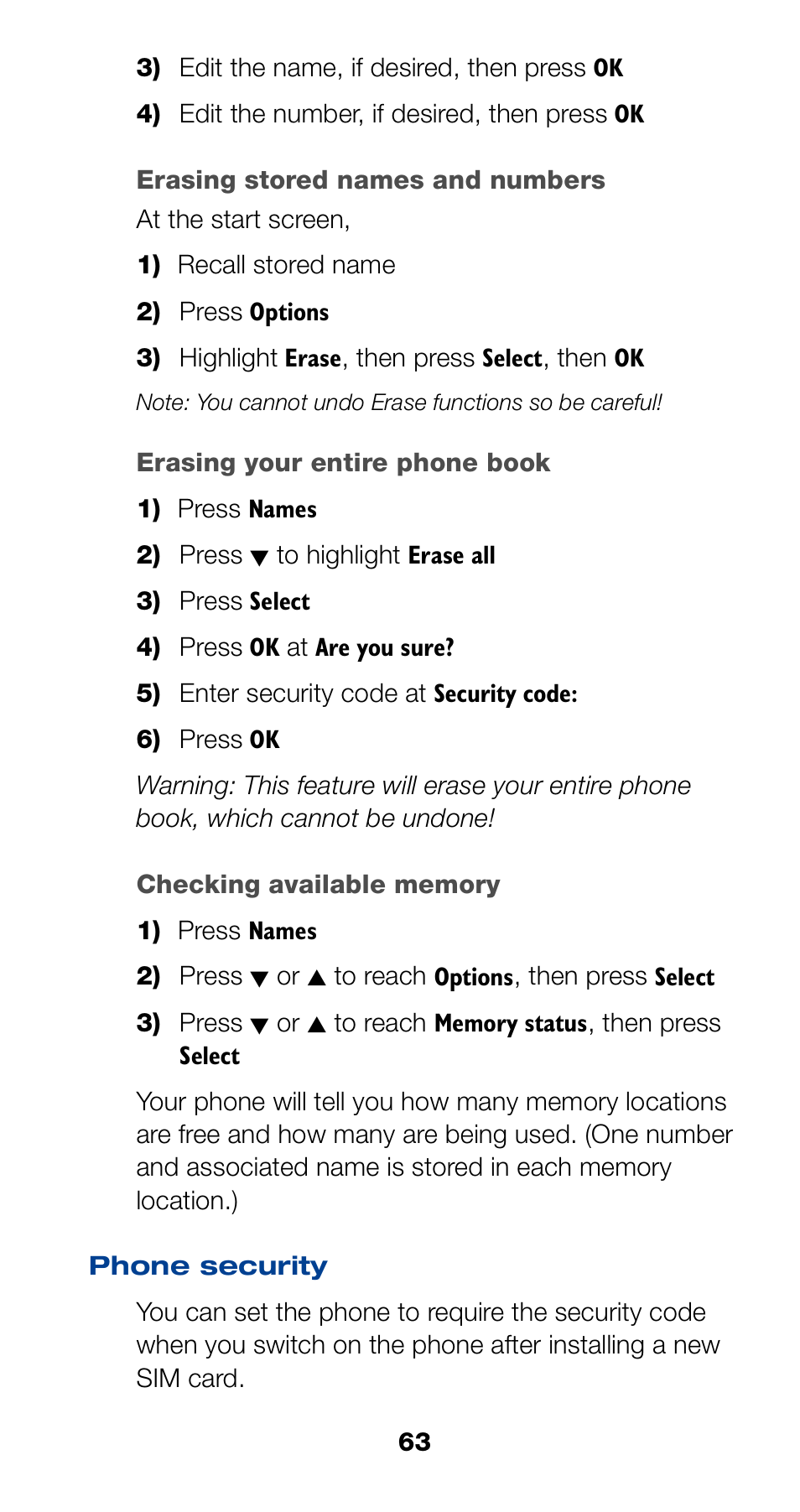 Nokia 6190 User Manual | Page 65 / 112
