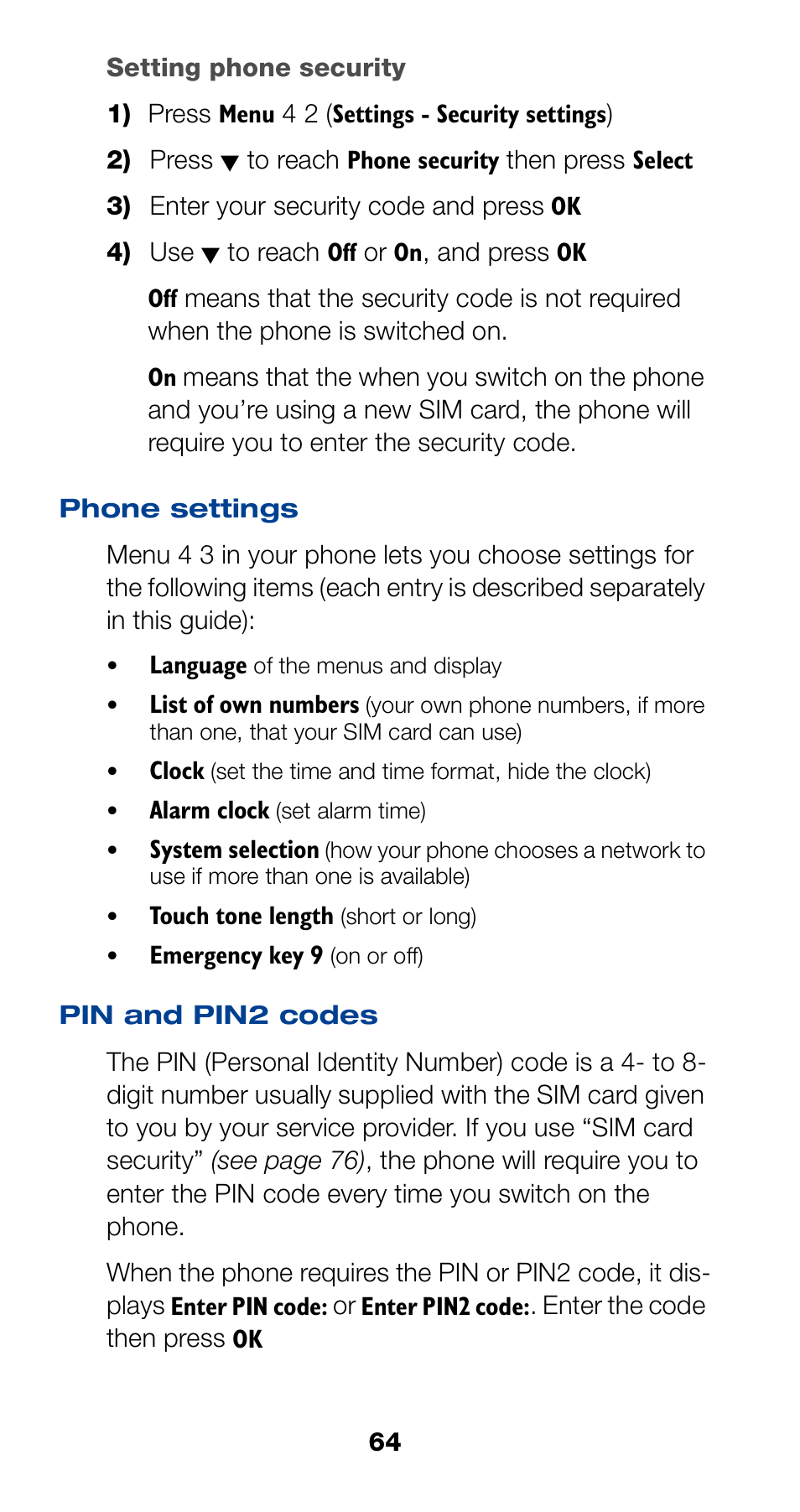 Nokia 6190 User Manual | Page 66 / 112