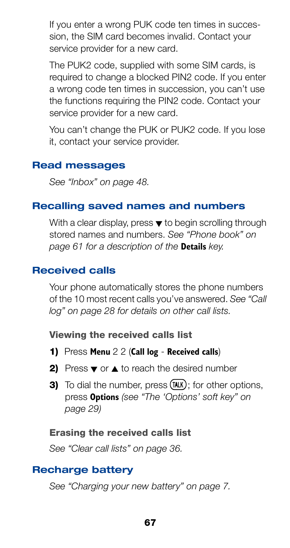 Nokia 6190 User Manual | Page 69 / 112