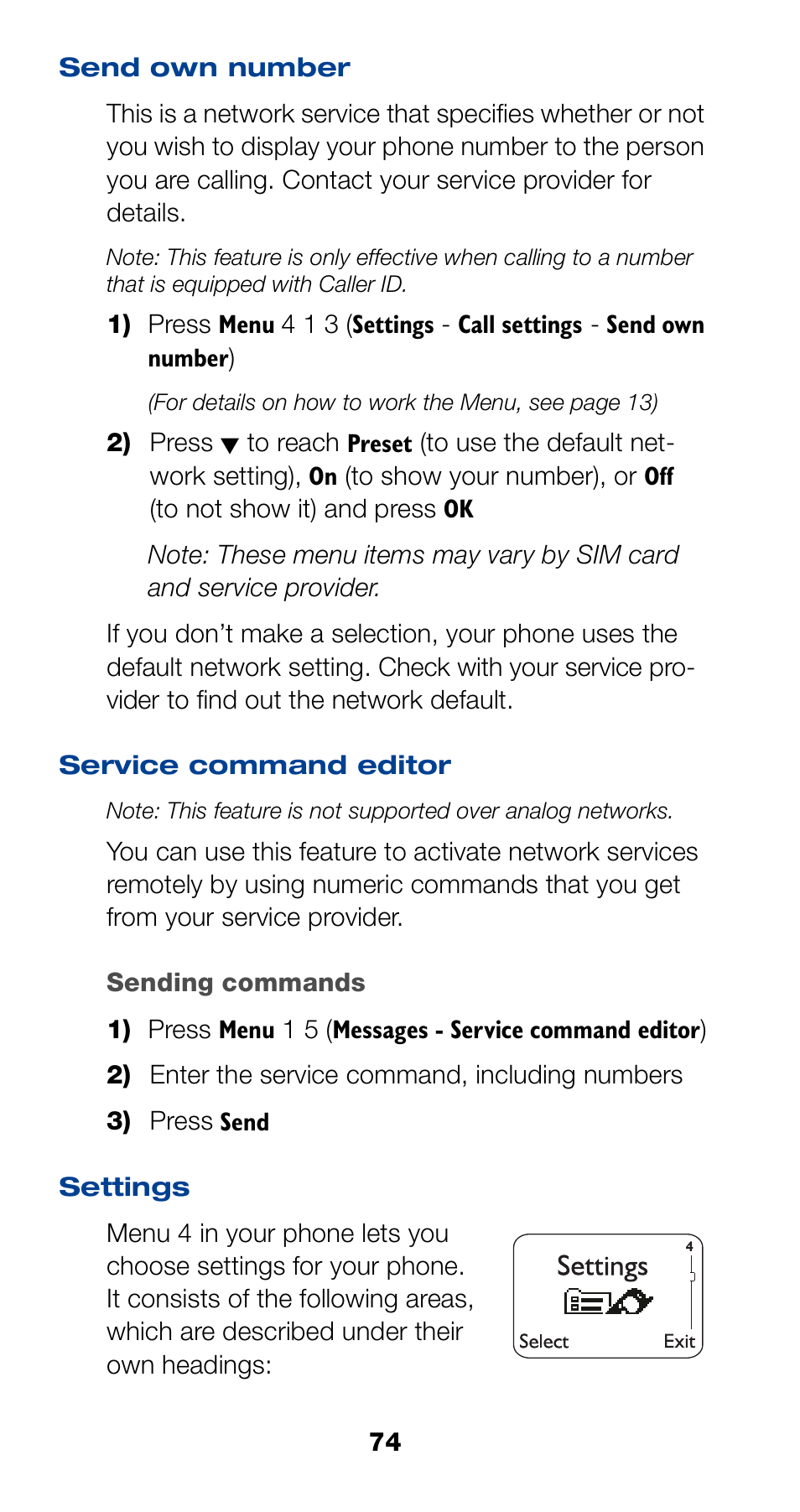 Nokia 6190 User Manual | Page 76 / 112