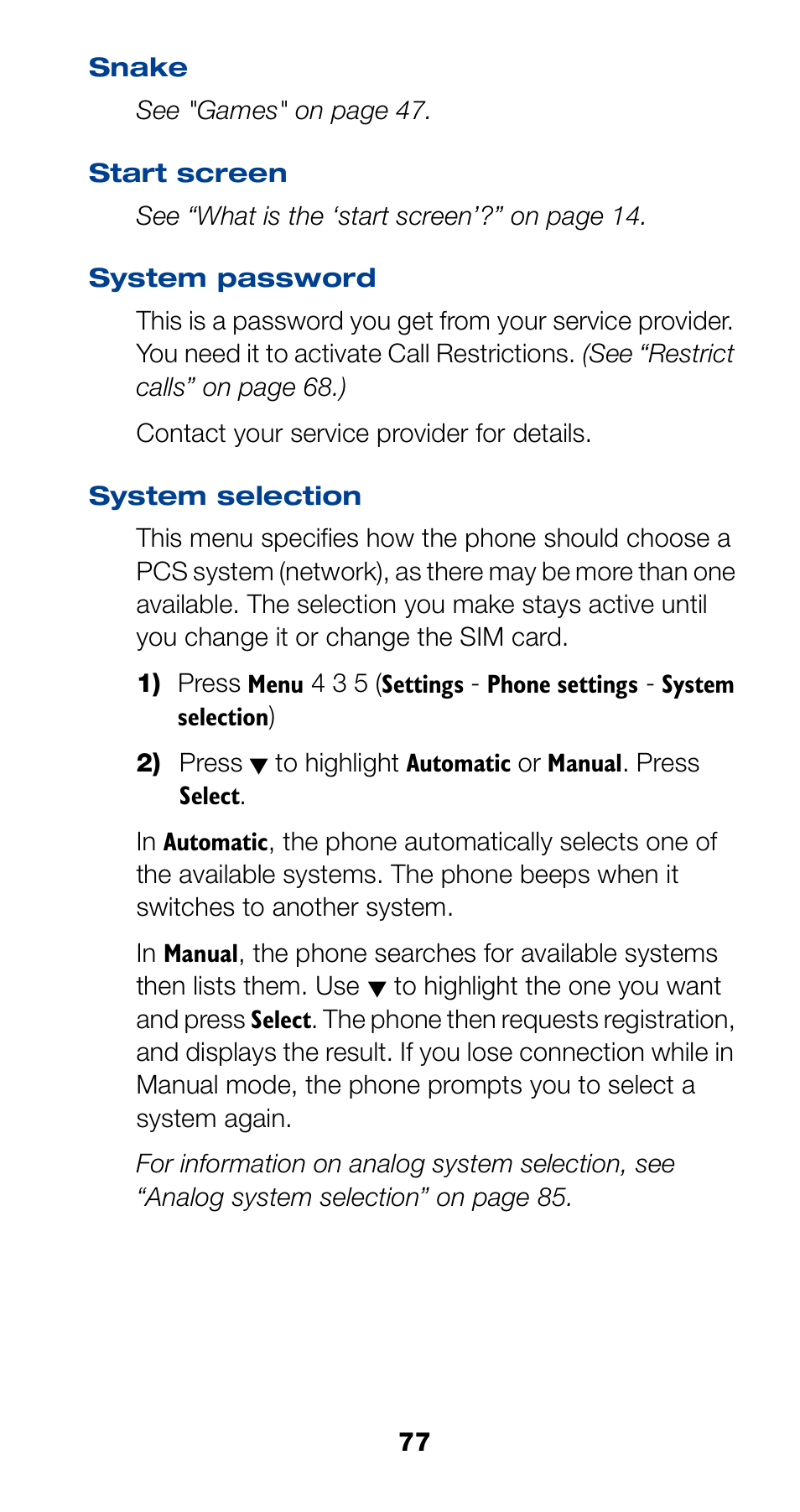 Nokia 6190 User Manual | Page 79 / 112