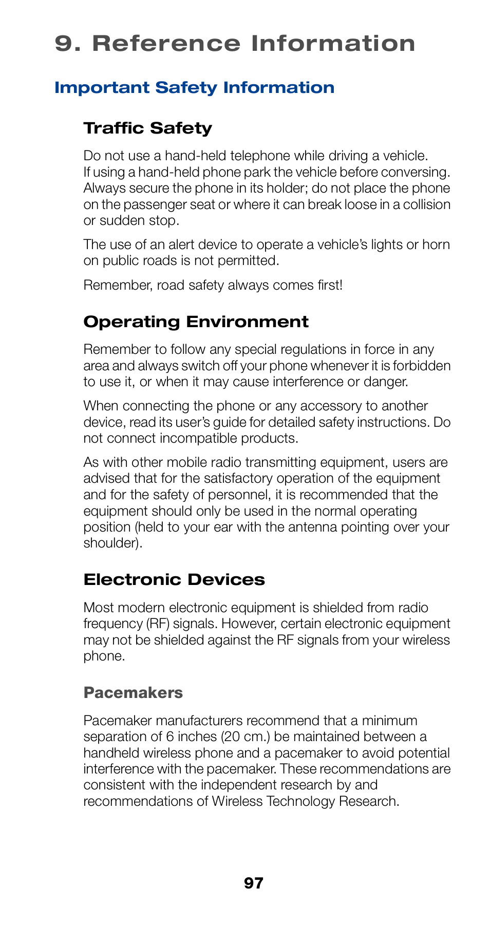 Reference information | Nokia 6190 User Manual | Page 99 / 112