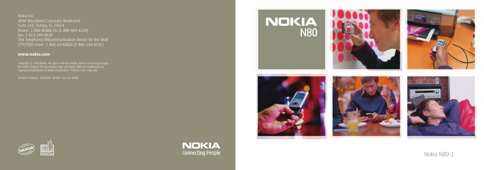 Nokia n80-1 | Nokia N80 User Manual | Page 131 / 131