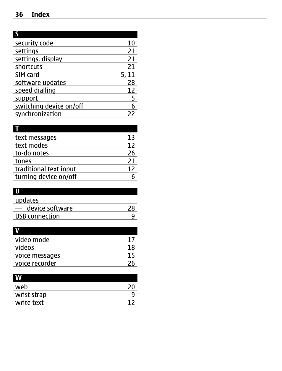 Nokia C1-01 User Manual | Page 36 / 36