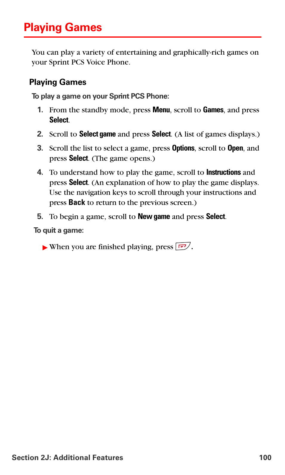 Playing games | Nokia 6016i User Manual | Page 108 / 169