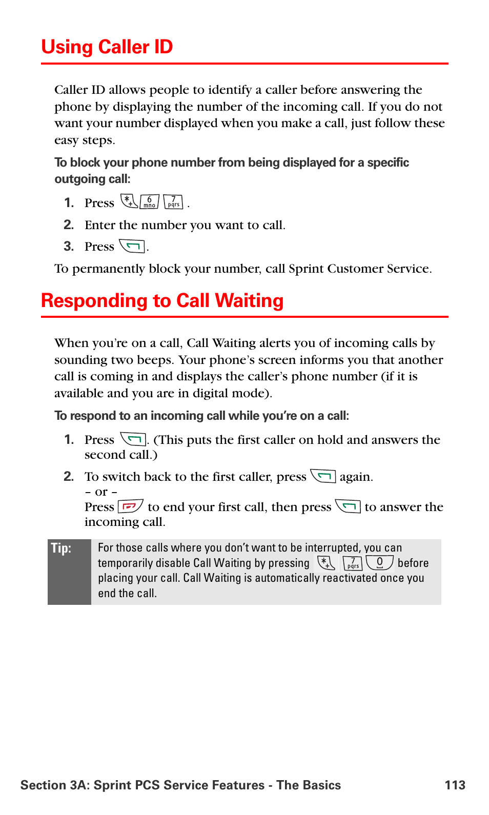 Using caller id, Responding to call waiting | Nokia 6016i User Manual | Page 121 / 169