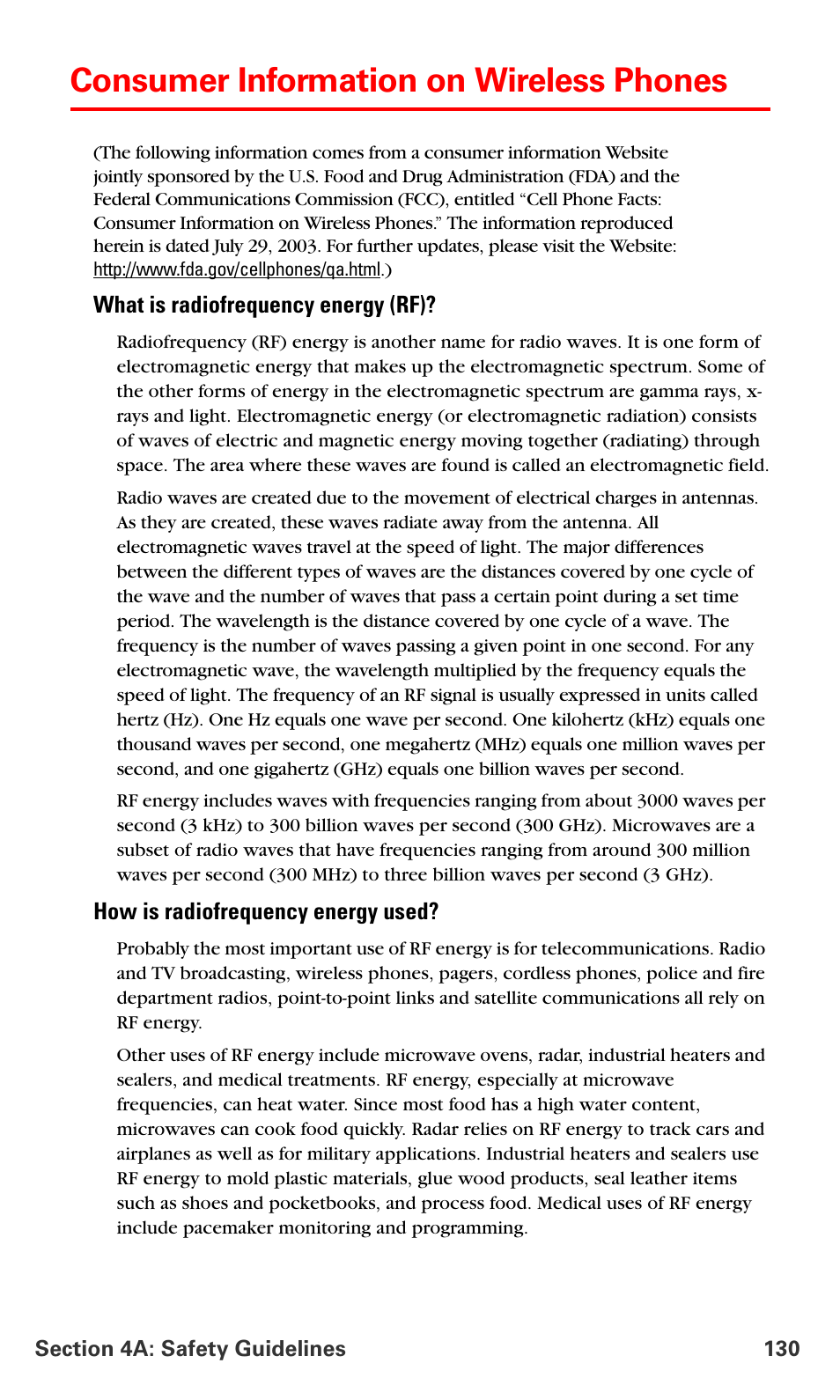 Consumer information on wireless phones | Nokia 6016i User Manual | Page 138 / 169