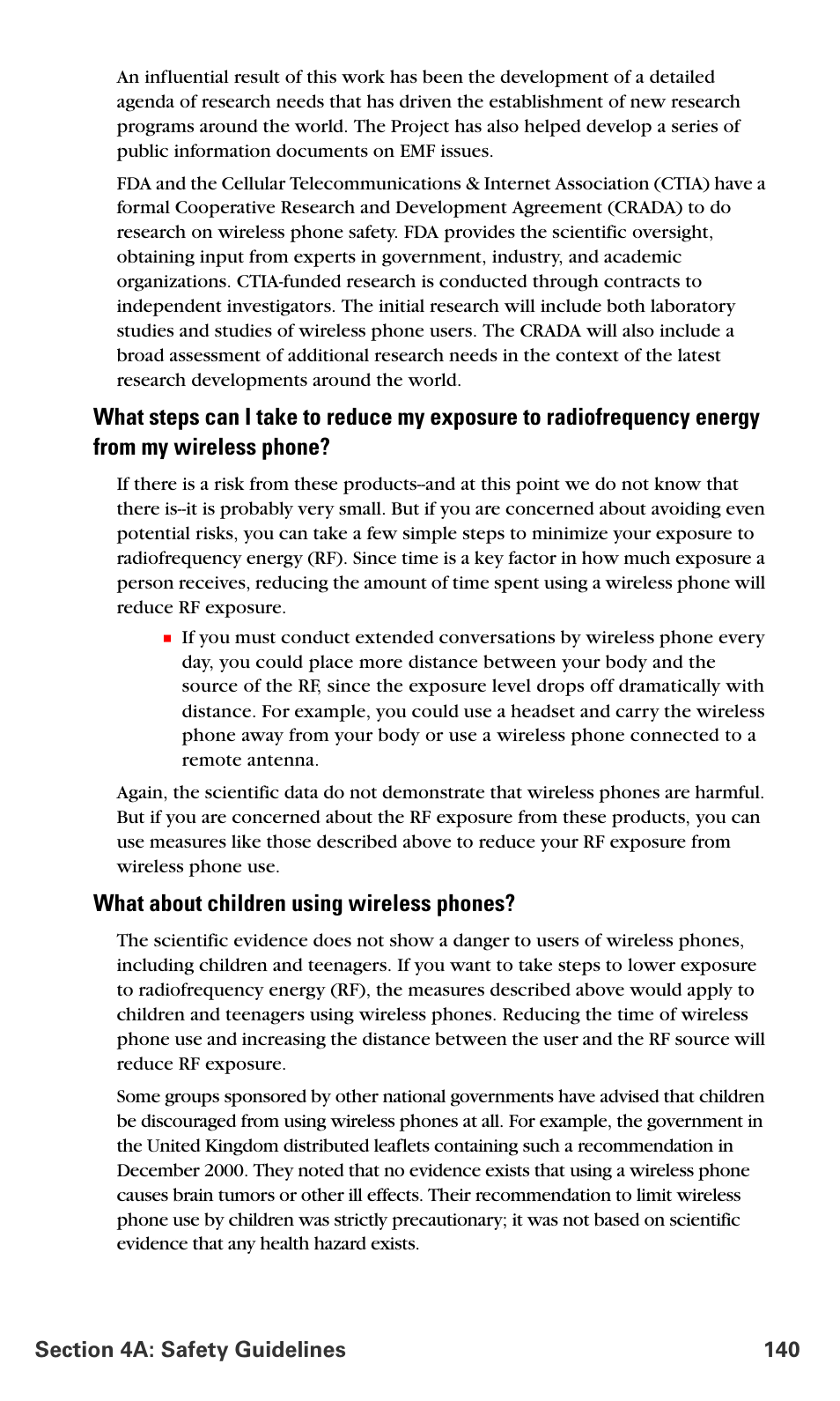 What about children using wireless phones | Nokia 6016i User Manual | Page 148 / 169