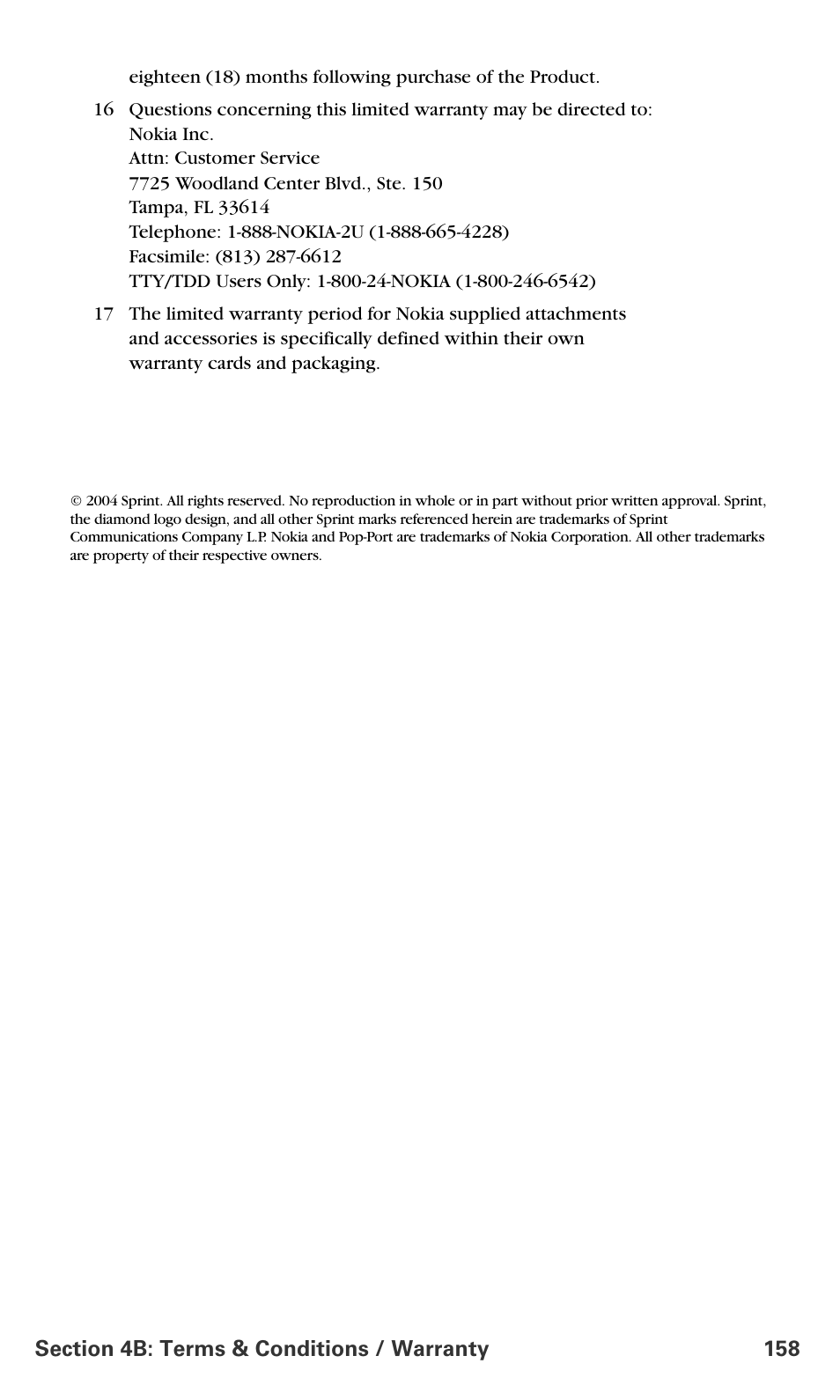 Nokia 6016i User Manual | Page 166 / 169