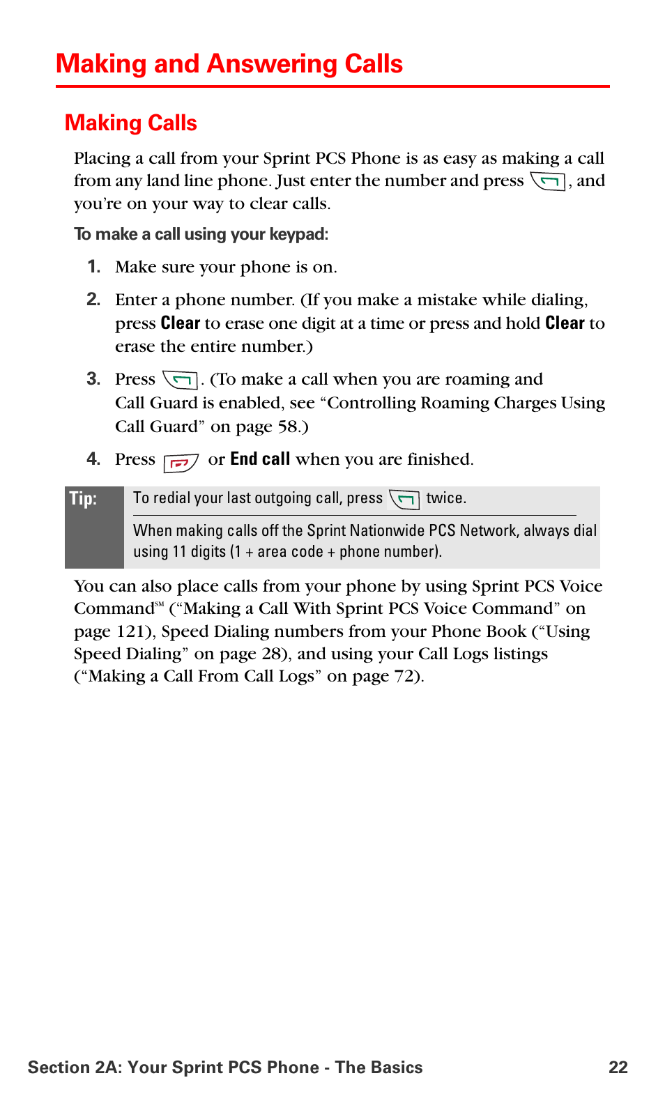 Making and answering calls, Making calls | Nokia 6016i User Manual | Page 30 / 169