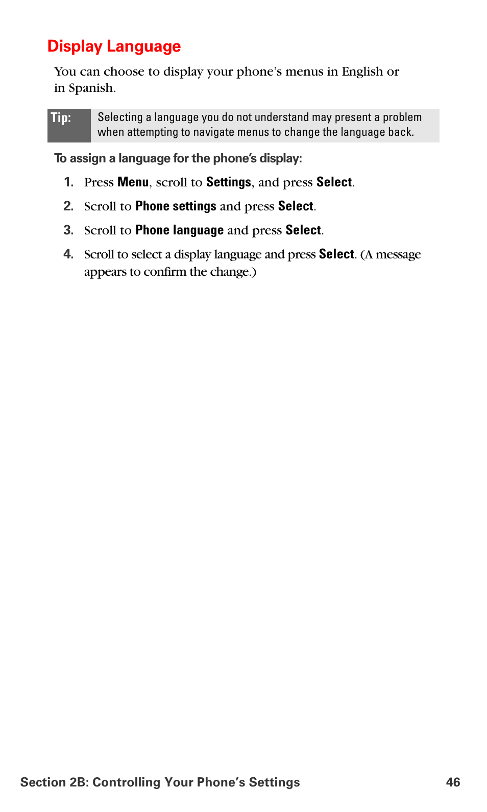 Display language | Nokia 6016i User Manual | Page 54 / 169