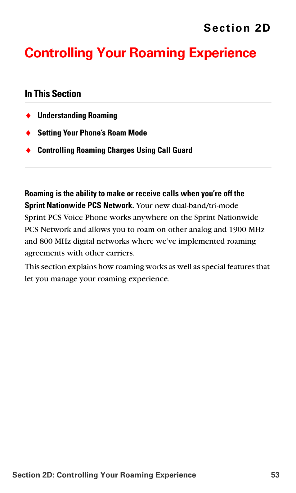 Controlling your roaming experience, 2d.controlling your roaming experience | Nokia 6016i User Manual | Page 61 / 169