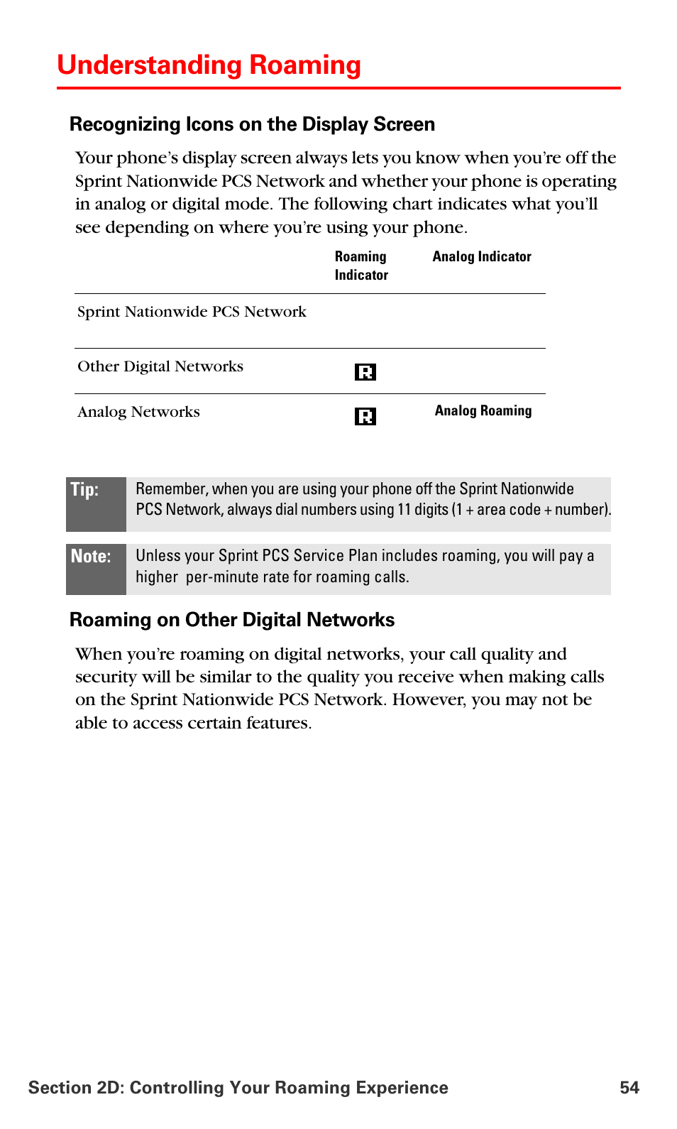 Understanding roaming | Nokia 6016i User Manual | Page 62 / 169