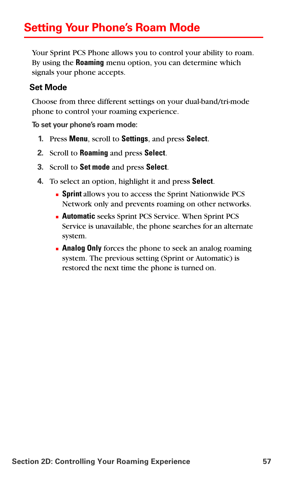 Setting your phone’s roam mode | Nokia 6016i User Manual | Page 65 / 169