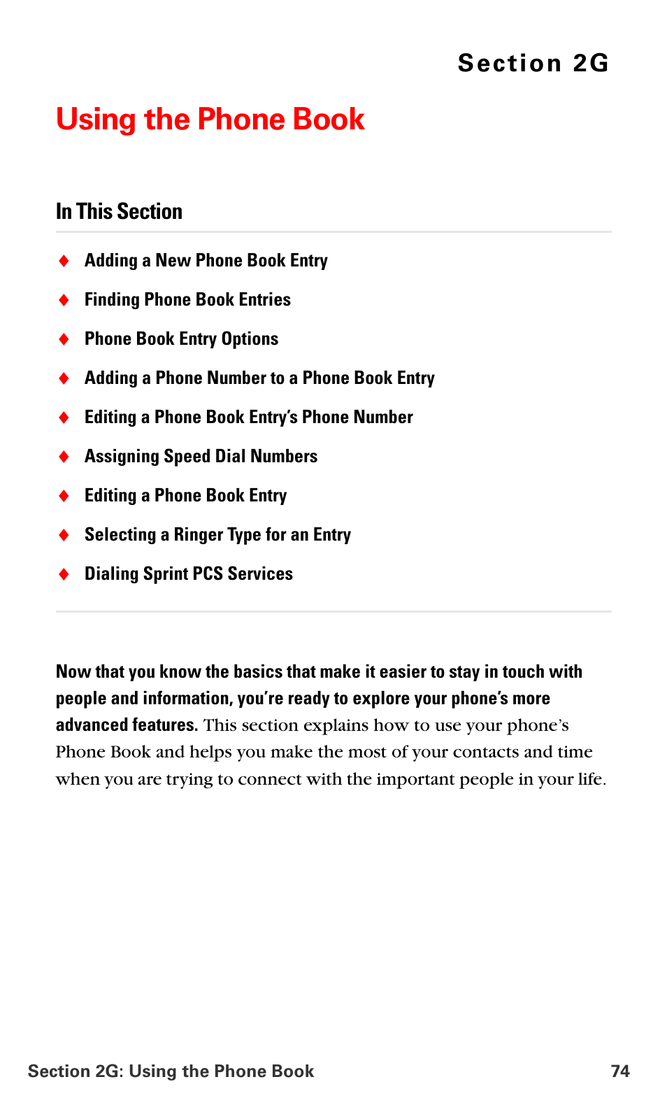 Using the phone book, 2g.using the phone book | Nokia 6016i User Manual | Page 82 / 169