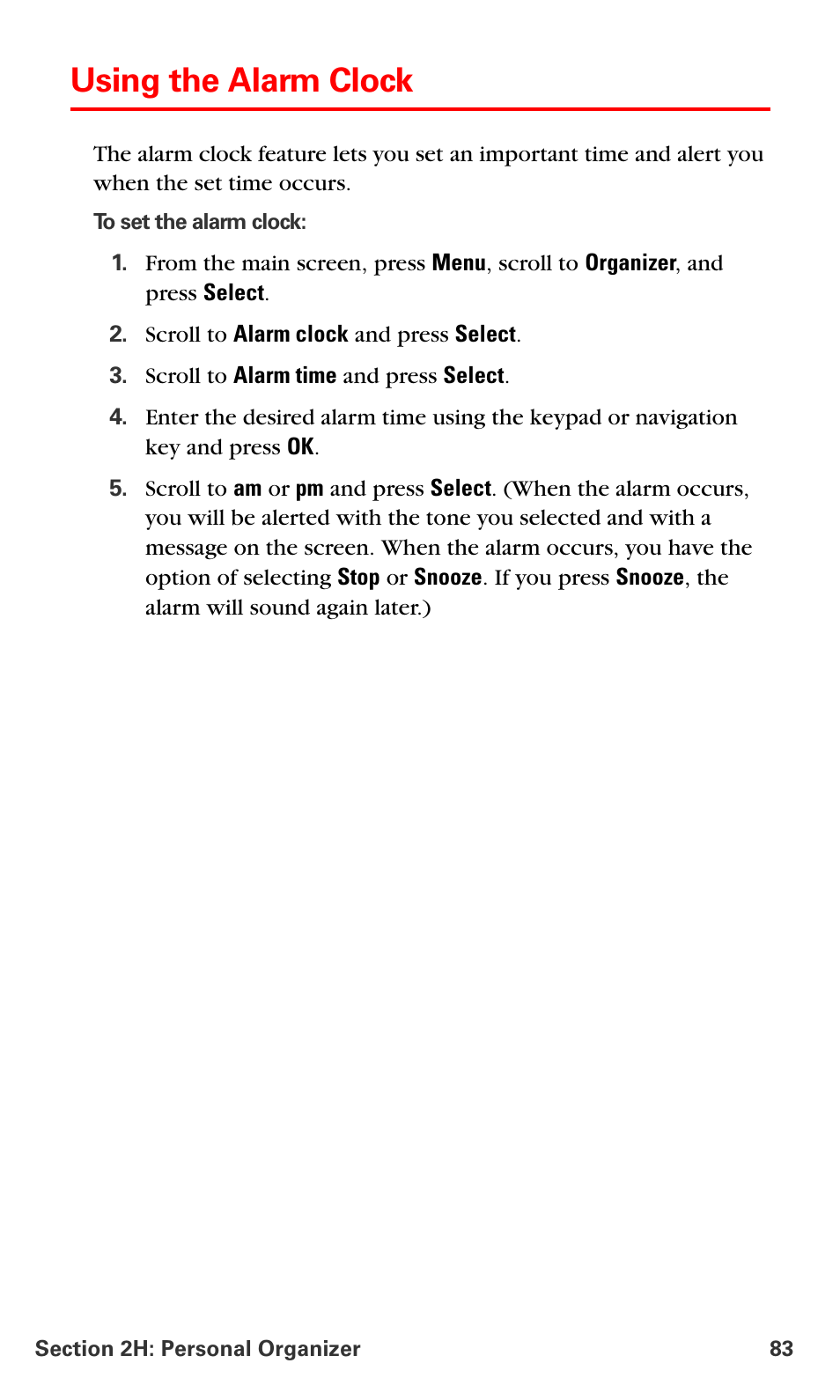 Using the alarm clock | Nokia 6016i User Manual | Page 91 / 169