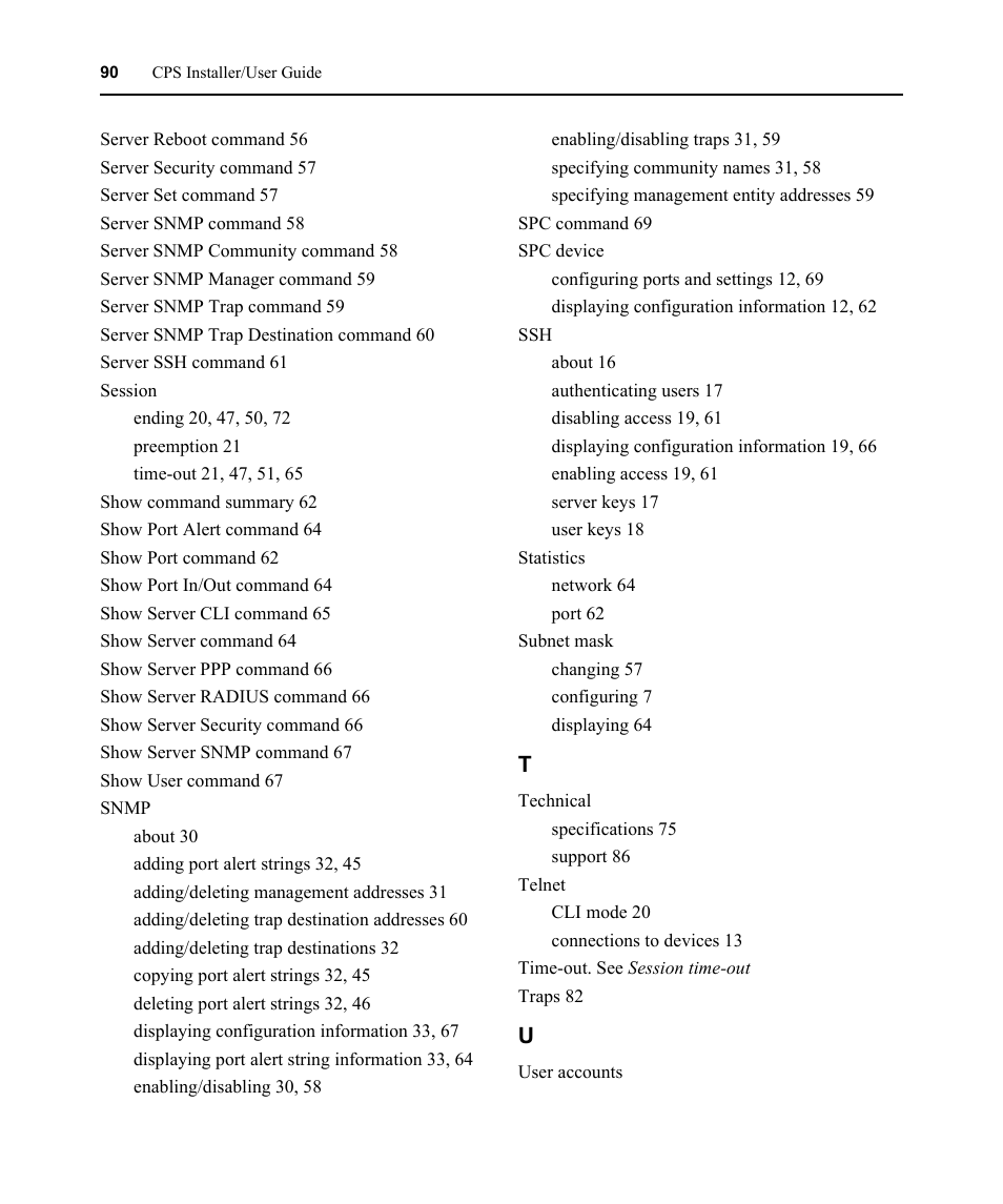 Avocent CPS810 User Manual | Page 104 / 108