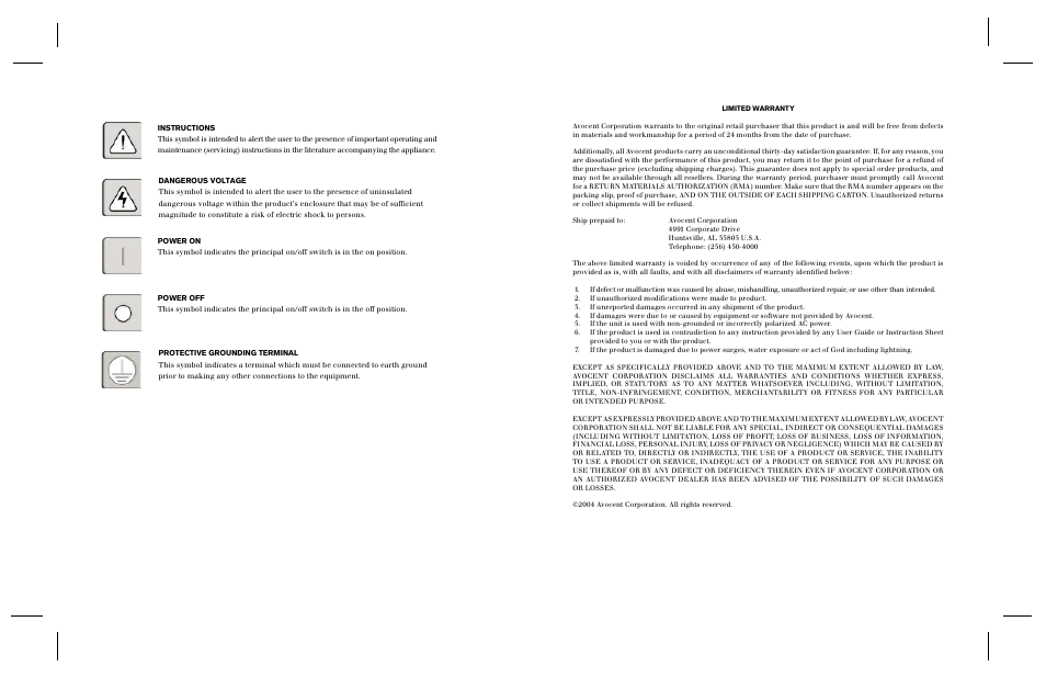 Avocent CPS810 User Manual | Page 2 / 108