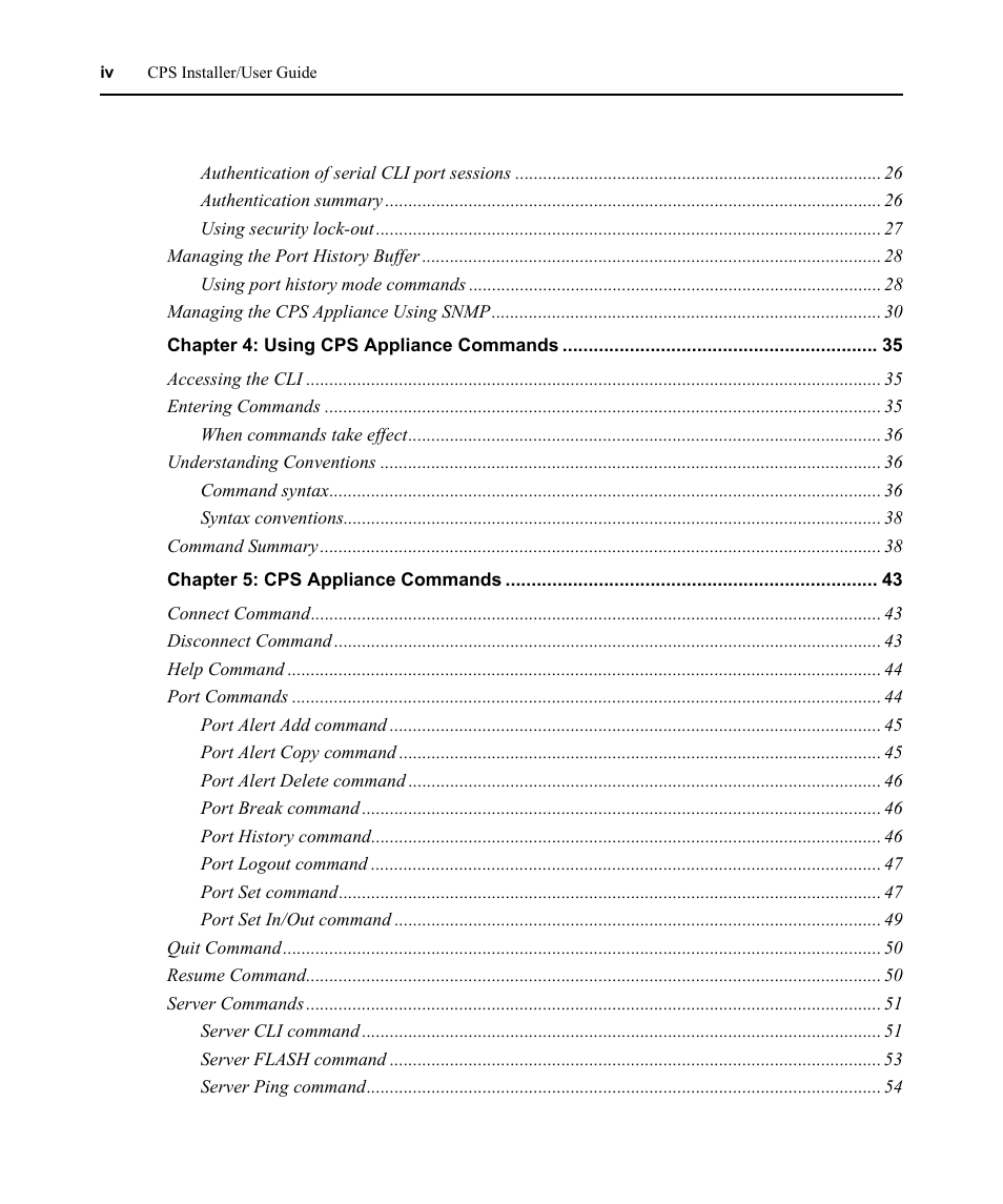 Avocent CPS810 User Manual | Page 6 / 108