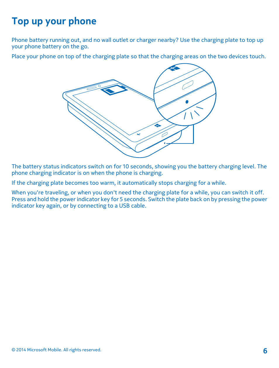 Top up your phone | Nokia DC-50 User Manual | Page 6 / 12