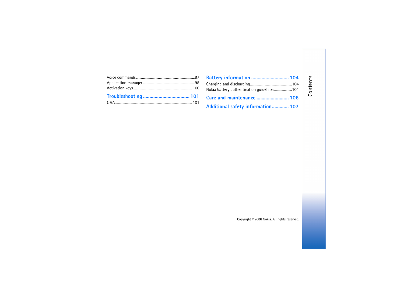 Nokia N71 User Manual | Page 6 / 115