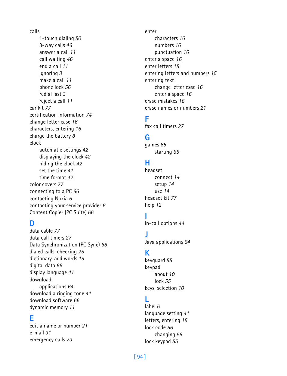 Nokia 3586I User Manual | Page 101 / 103