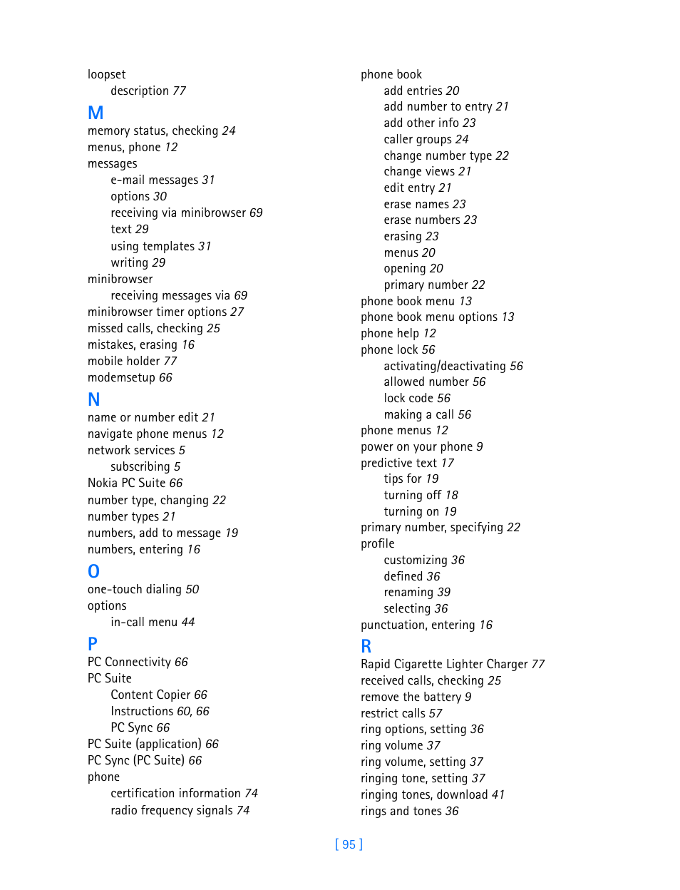 Nokia 3586I User Manual | Page 102 / 103