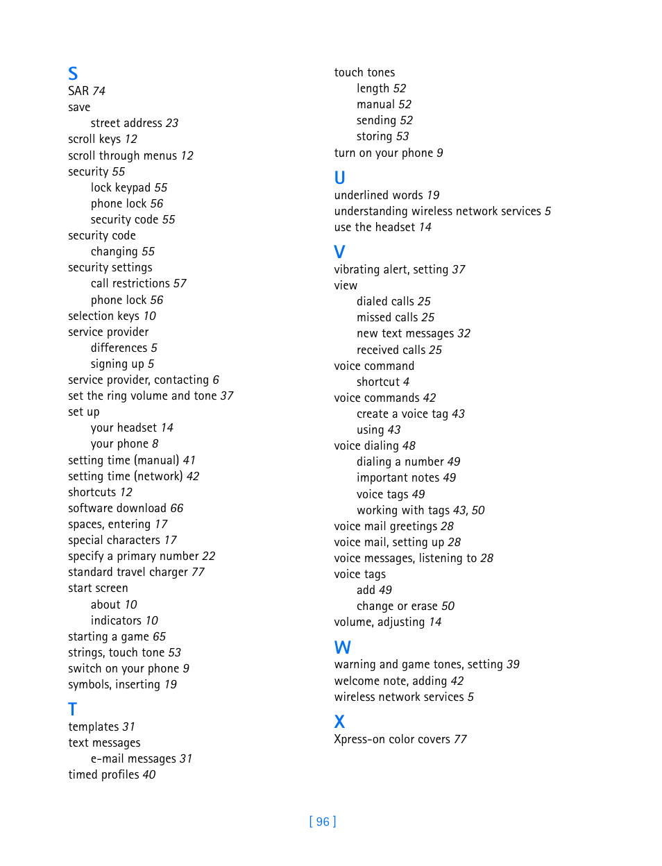 Nokia 3586I User Manual | Page 103 / 103