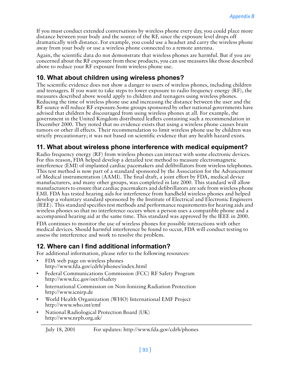 Nokia 3586I User Manual | Page 98 / 103