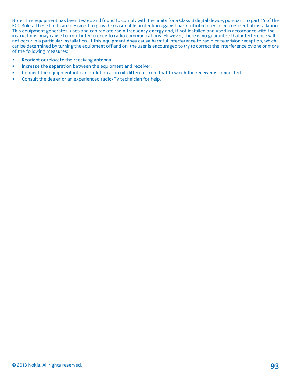 Nokia Lumia 900 User Manual | Page 93 / 93