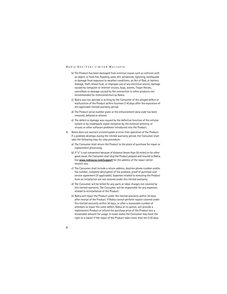 Nokia 6085 User Manual | Page 10 / 233