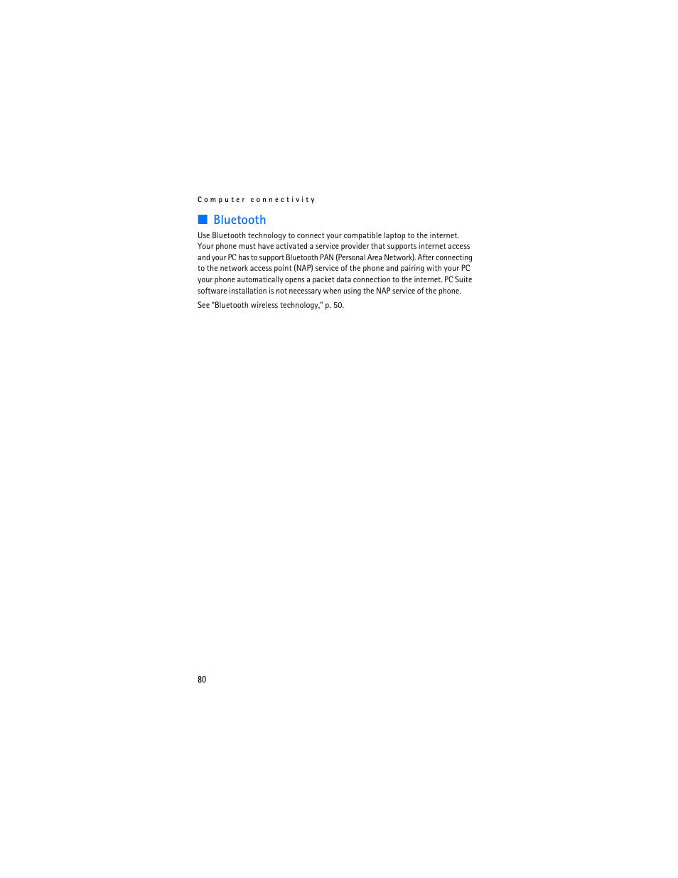 Bluetooth | Nokia 6085 User Manual | Page 113 / 233