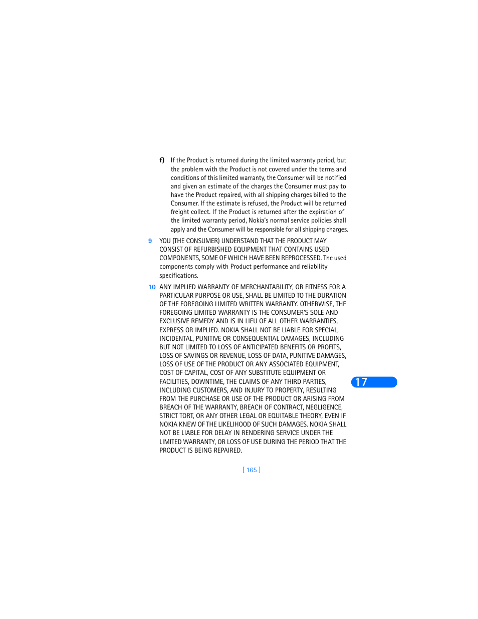 Nokia 6370 User Manual | Page 172 / 192