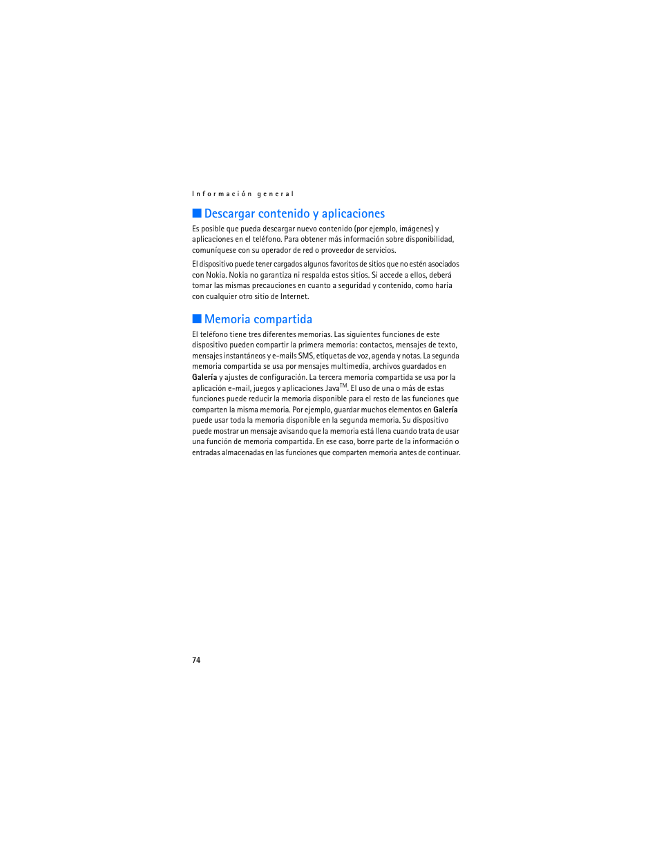 Nokia 6030 User Manual | Page 75 / 129