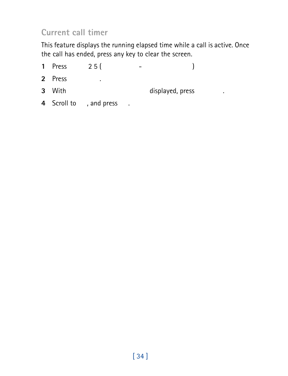 Current call timer | Nokia 8860 User Manual | Page 39 / 113