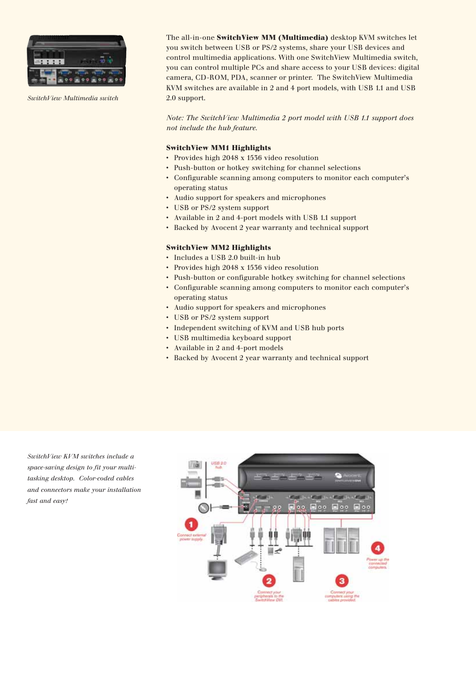 Avocent KVM Switches User Manual | Page 6 / 8