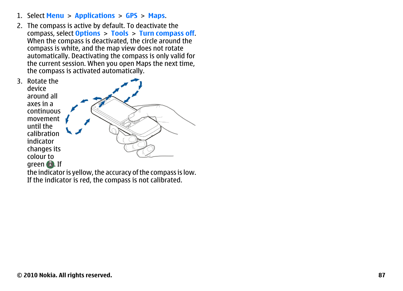 Nokia E55 User Manual | Page 87 / 170