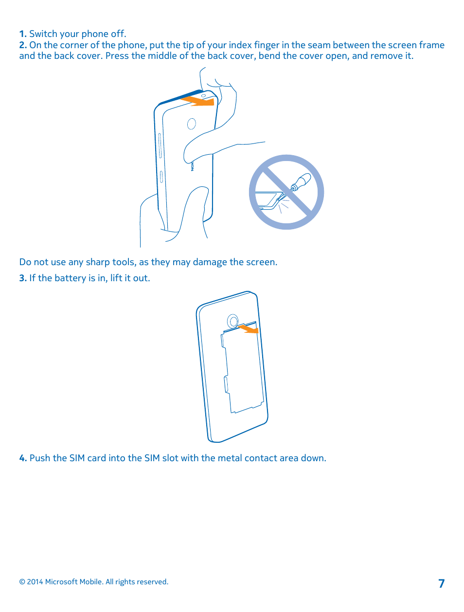 Nokia Lumia 630 User Manual | Page 7 / 110