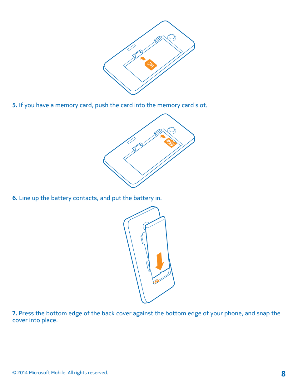 Nokia Lumia 630 User Manual | Page 8 / 110