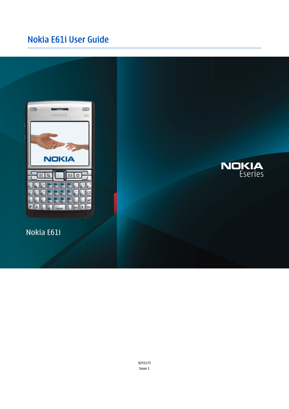 Nokia E61i User Manual | 241 pages