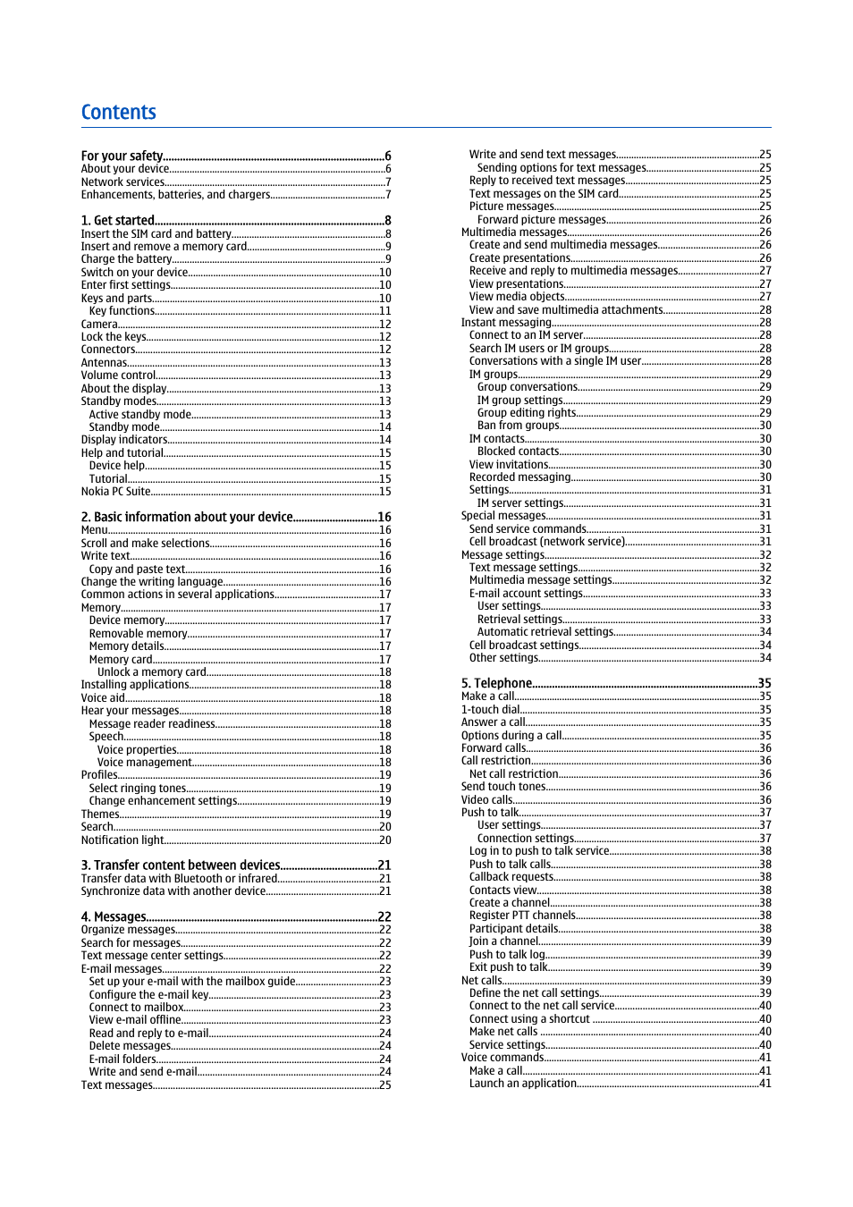 Nokia E61i User Manual | Page 35 / 241