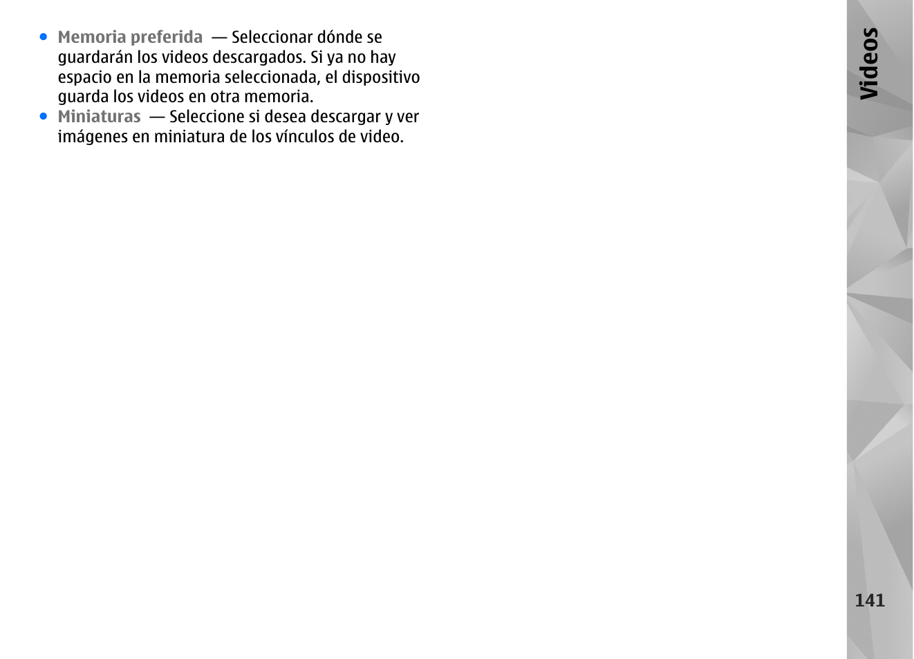 Video s | Nokia N97 User Manual | Page 309 / 357