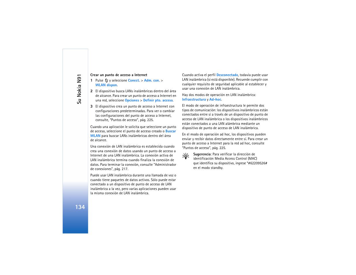 Su nokia n91 | Nokia N91 User Manual | Page 135 / 257