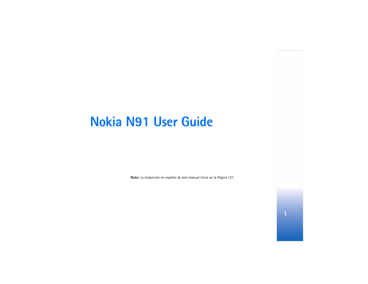 Nokia n91 user guide | Nokia N91 User Manual | Page 2 / 257