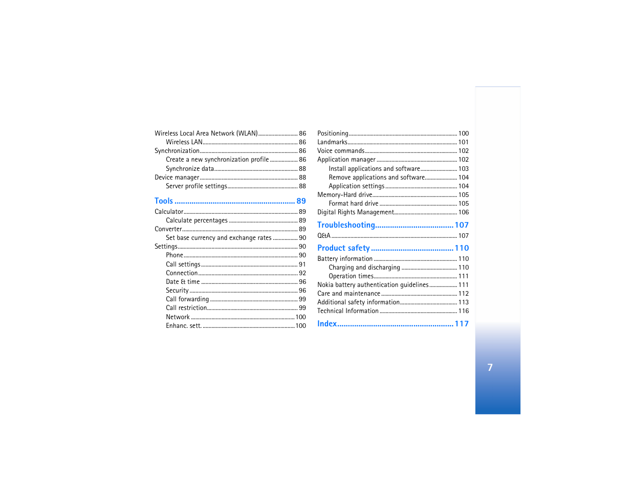 Nokia N91 User Manual | Page 8 / 257