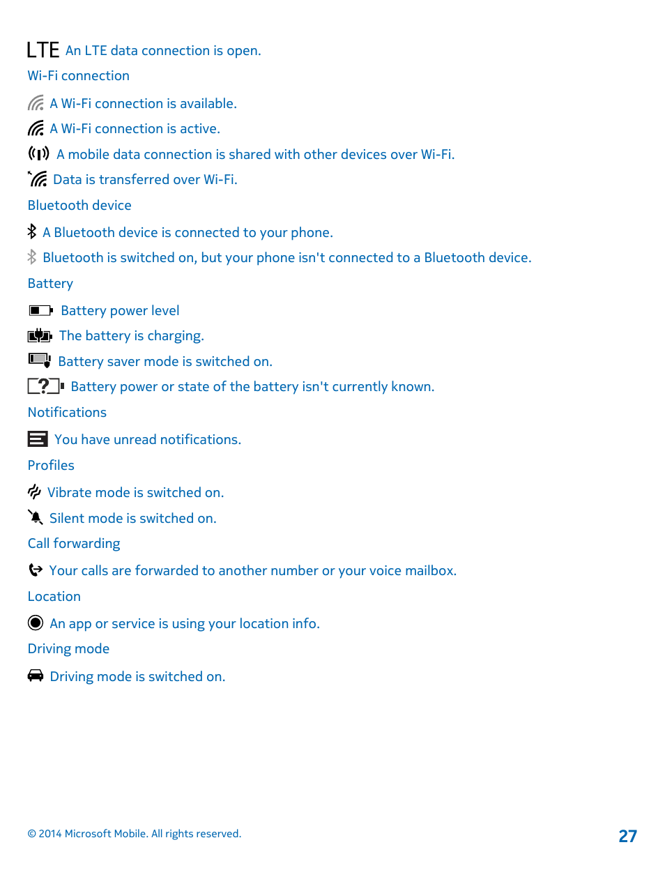Nokia Lumia 635 User Manual | Page 27 / 114