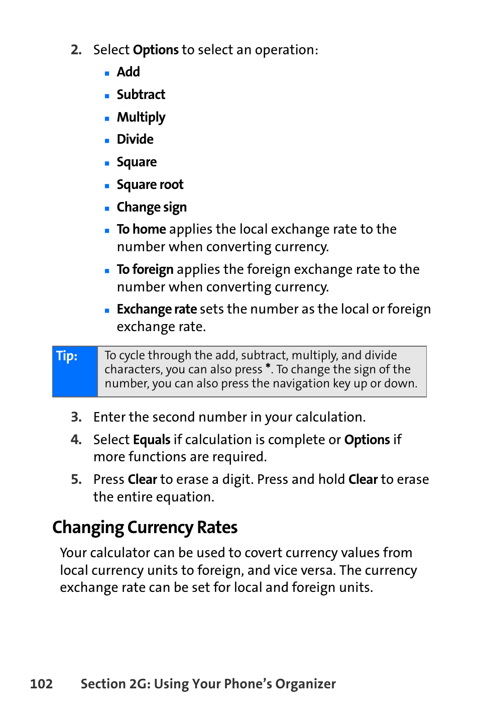 Changing currency rates | Nokia 6165i User Manual | Page 128 / 231