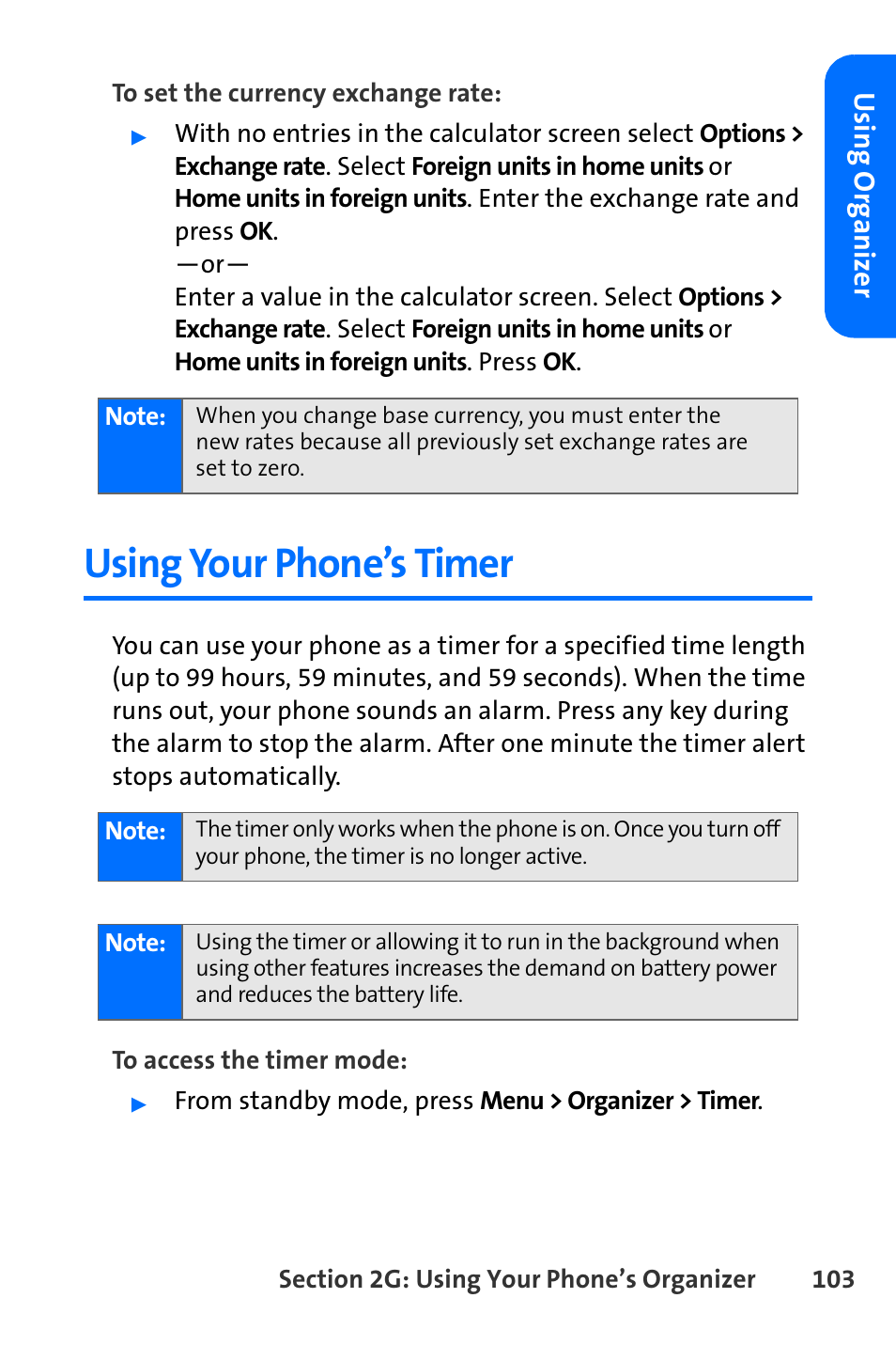 Using your phone’s timer | Nokia 6165i User Manual | Page 129 / 231